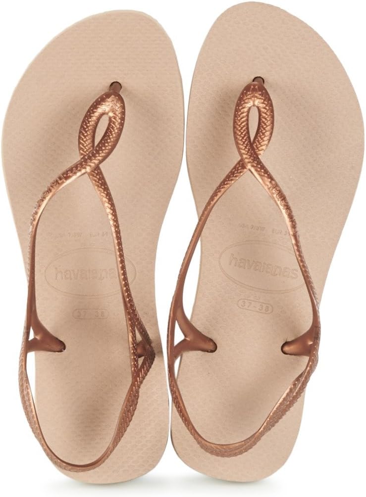 Thumbnail 6 de Havaianas Luna HV4129697-5282 Women's Flip-Flops, Rose Gold, Size 2
