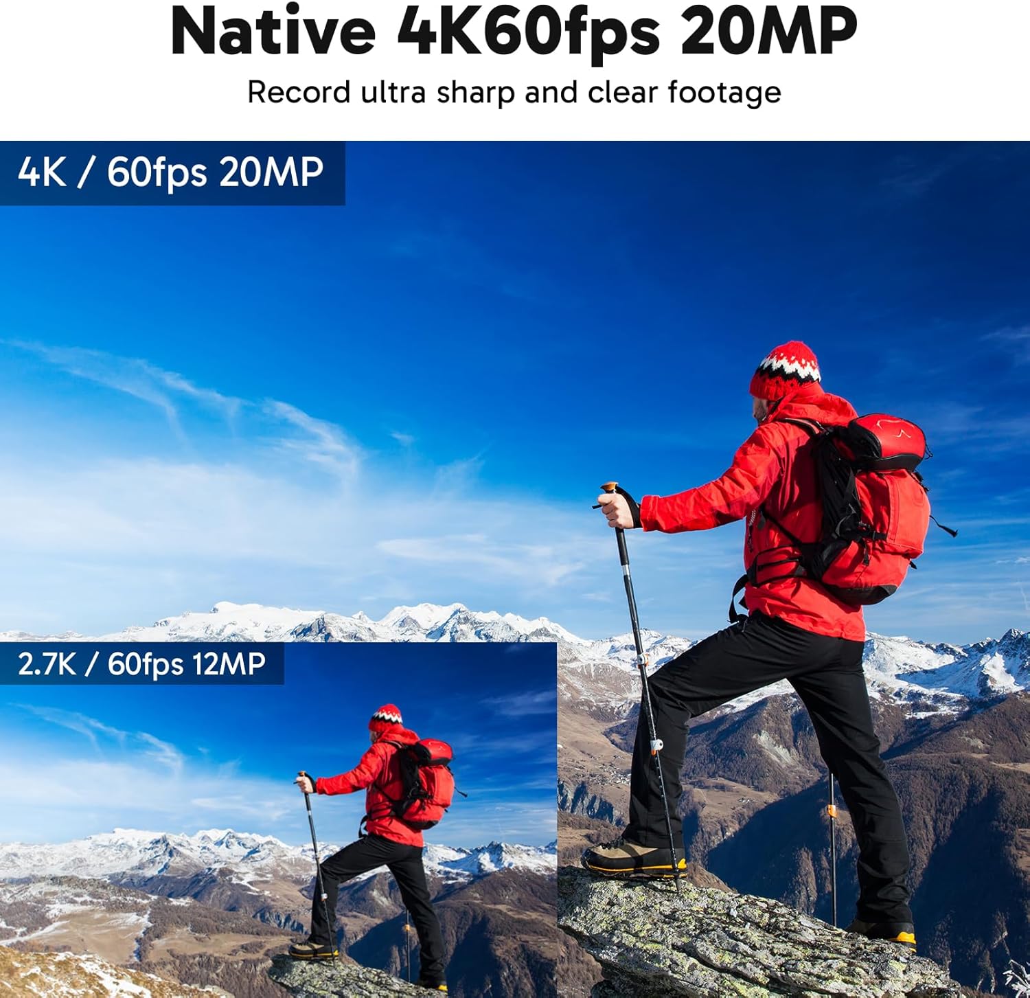 Thumbnail 1 de AKASO V50 Elite Action Camera + 64GB microSD: 4K/60fps So You Don’t Miss the Moment