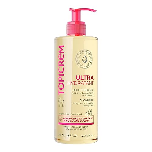 Detalle de Topicrem Ultra-Hydratant Huile de Douche Visage et Corps – 500 ml