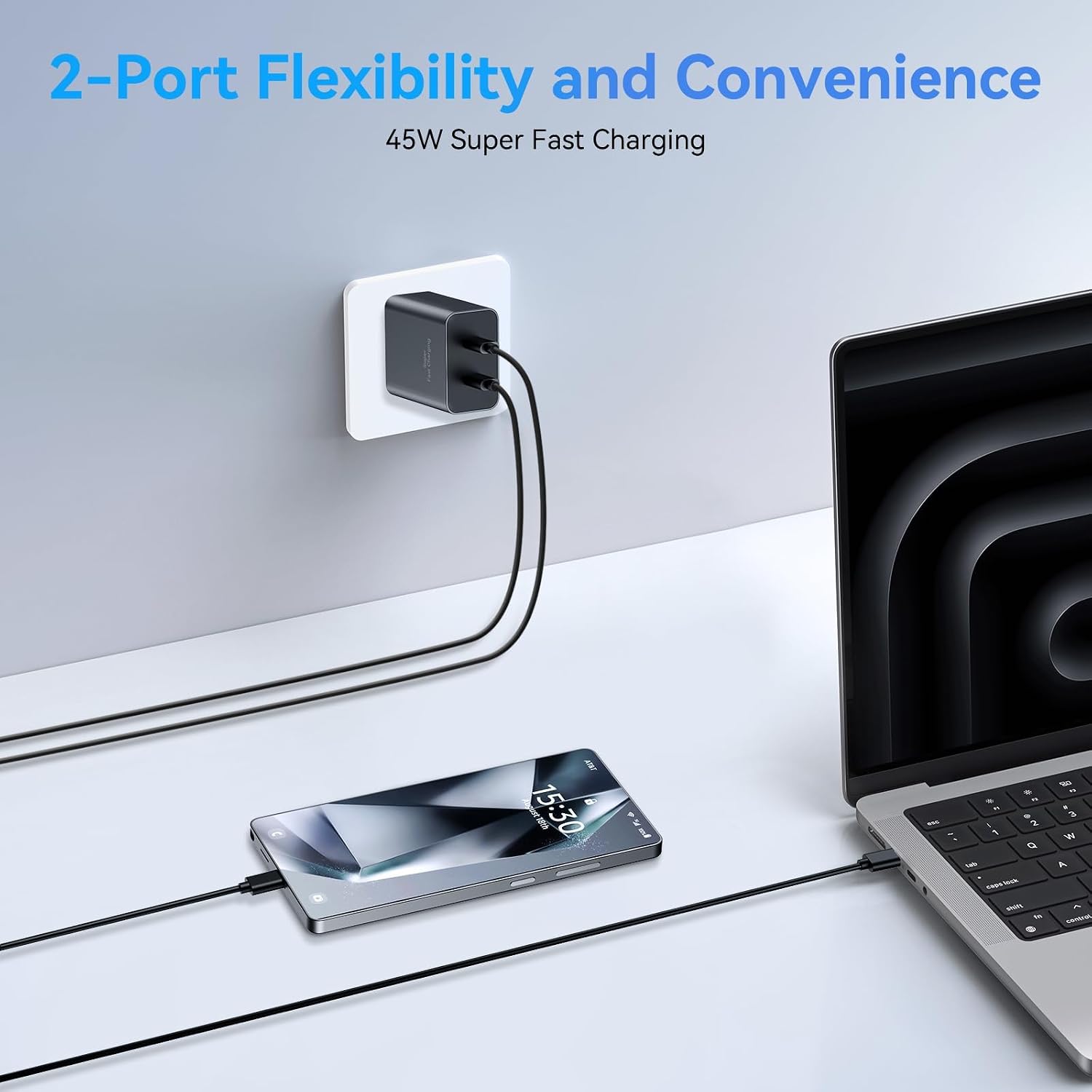 Thumbnail 6 de Samsung-Compatible USB-C Charger 45W