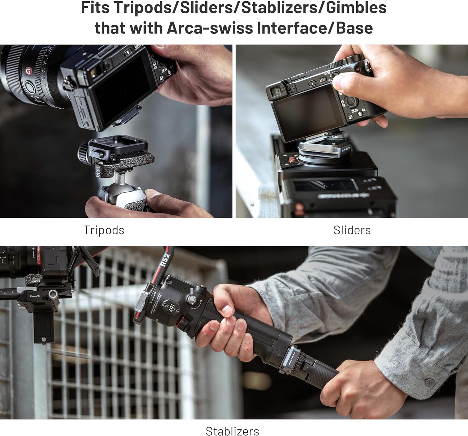 Thumbnail 5 de PGYTECH Arca-Swiss Quick Release Plate (Multi-Directional) for Sony, Canon, Nikon & most camera systems – Two Plates