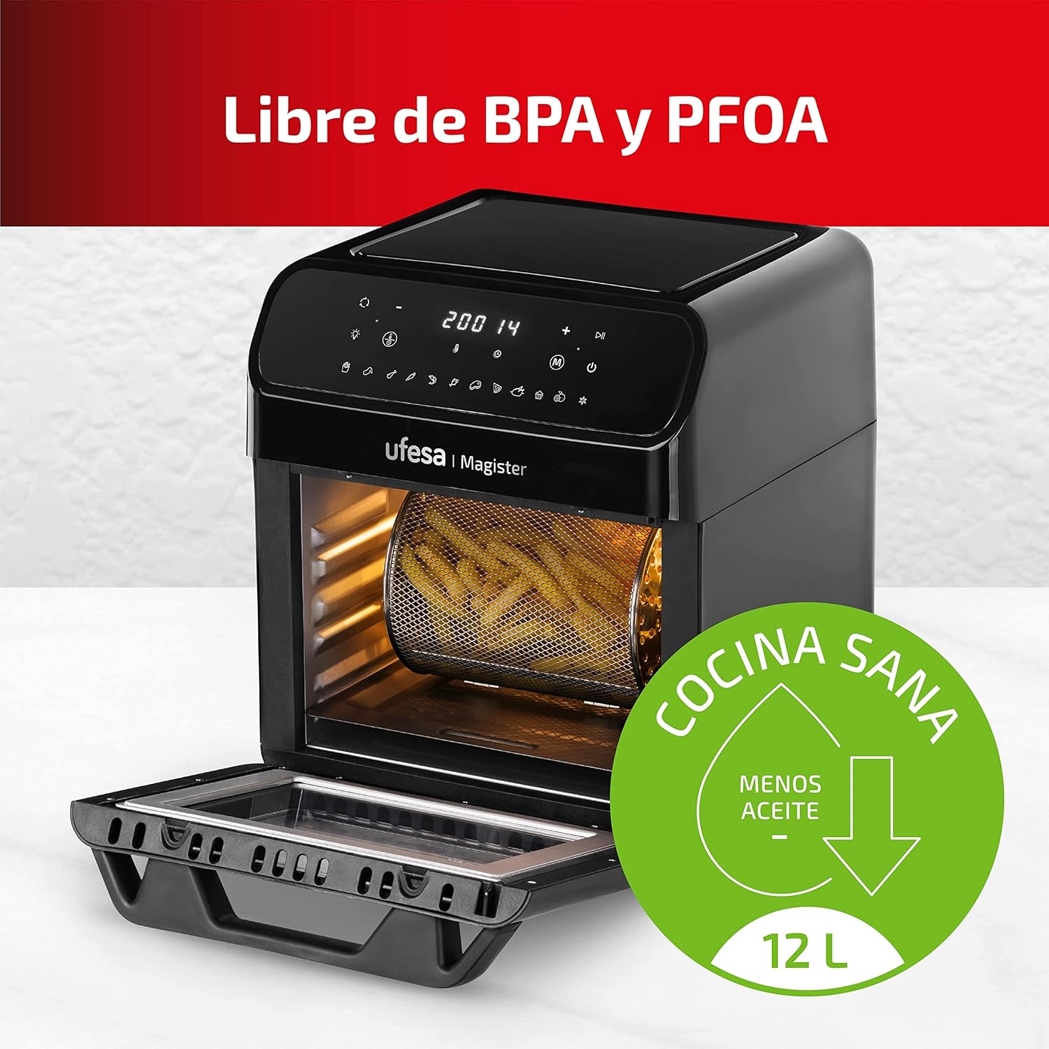 Thumbnail 3 de Ufesa Magister Freidora de Aire 12L 1850W