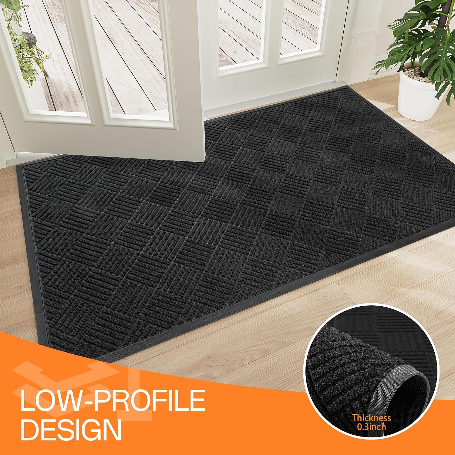 Thumbnail 5 de HOMEK 5x3 Indoor Outdoor Doormat