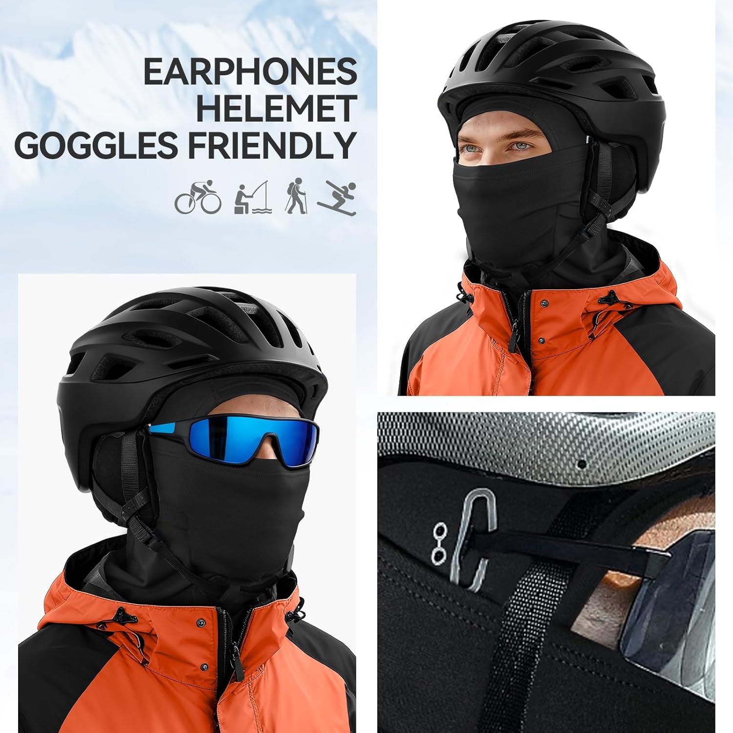 Thumbnail 5 de GL GLENSLAVE Balaclava for Cold Weather