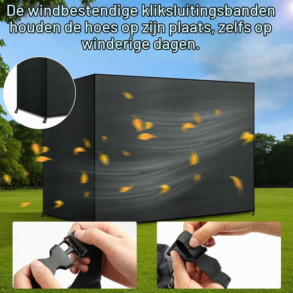 Detalle 1 de AOOWU 5111778 beschermhoes voor 3-zits schommelbank, 210D Oxford, waterdicht