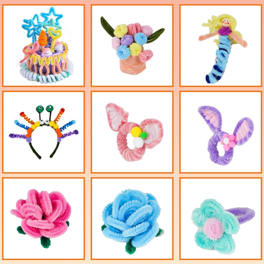 Thumbnail 6 de Ainiv 200PCS Pipe Cleaners 30cm