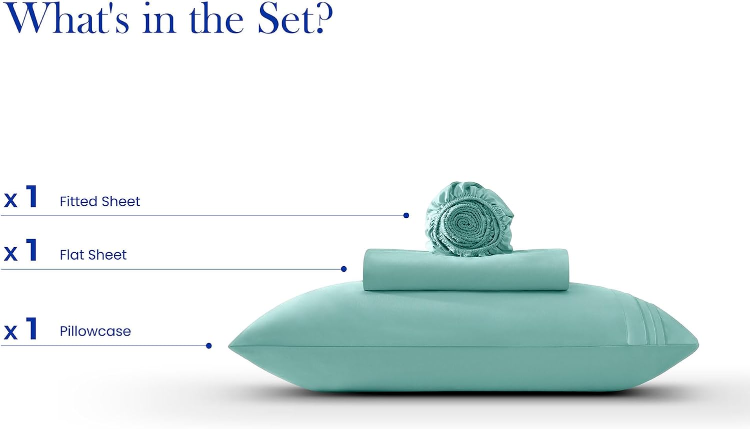 Thumbnail 6 de MISSQ Twin XL Cooling 4-Piece Sheet Set, 16" ๐
