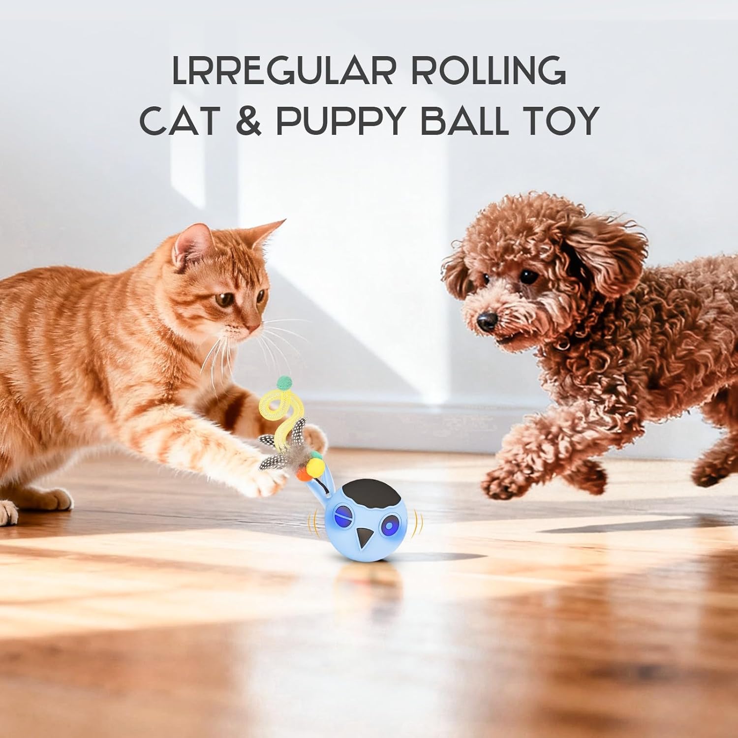 Thumbnail 6 de Zeepet Interactive Cat Toy 4-mode automatic ball 🐱