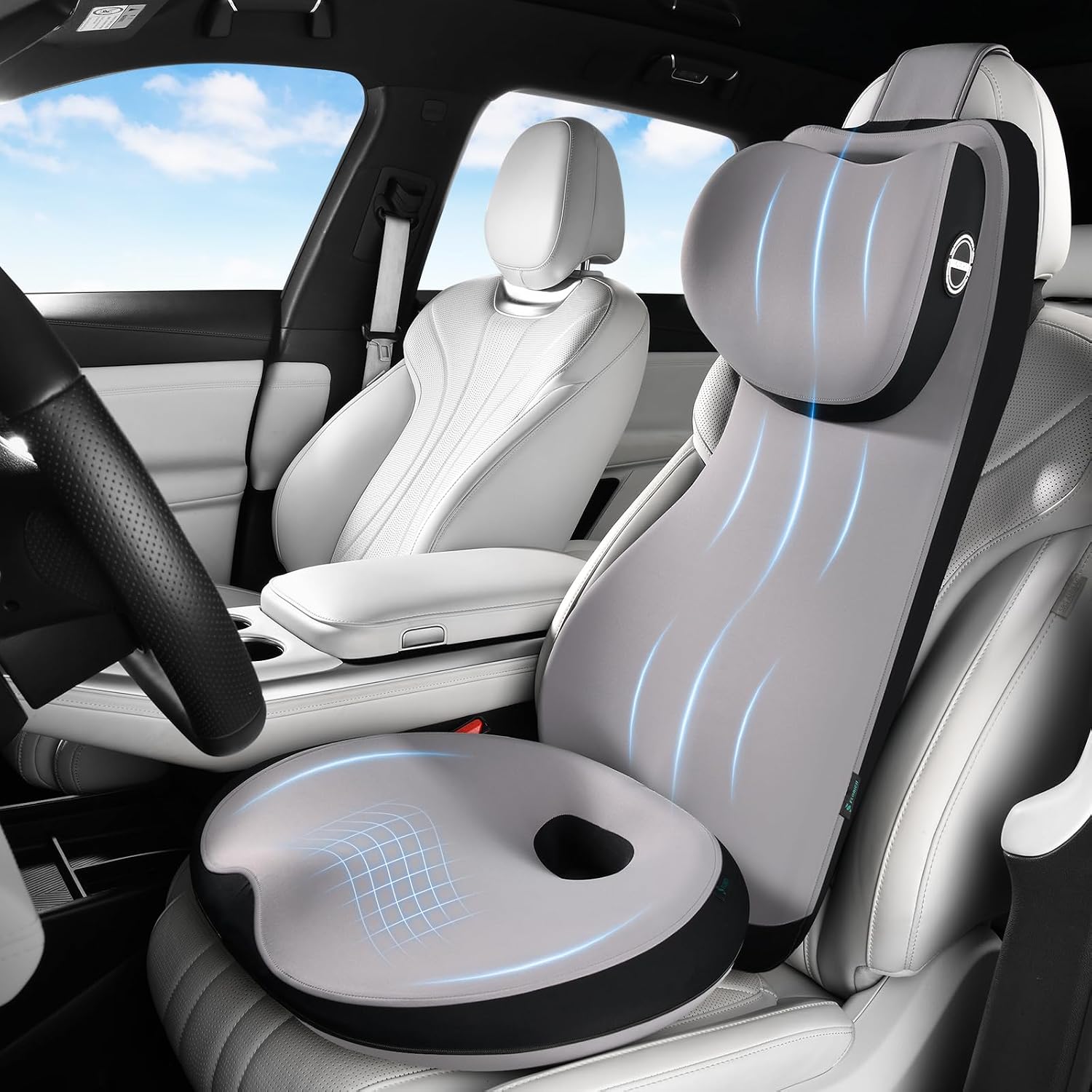 Detalle de FLORICH Car Seat Cushion with Memory Foam
