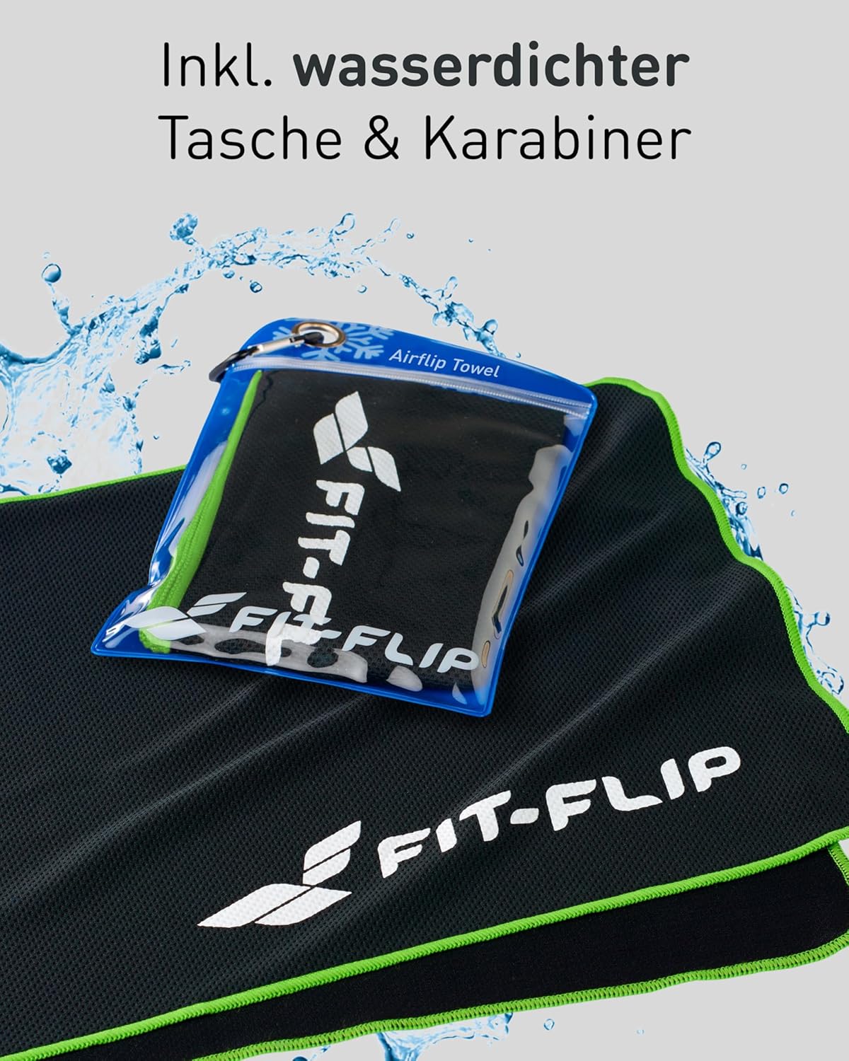 Thumbnail 2 de Fit-Flip Kühltuch 3er Set – kühlendes Mikrofaser-Handtuch für Fitness & Sport