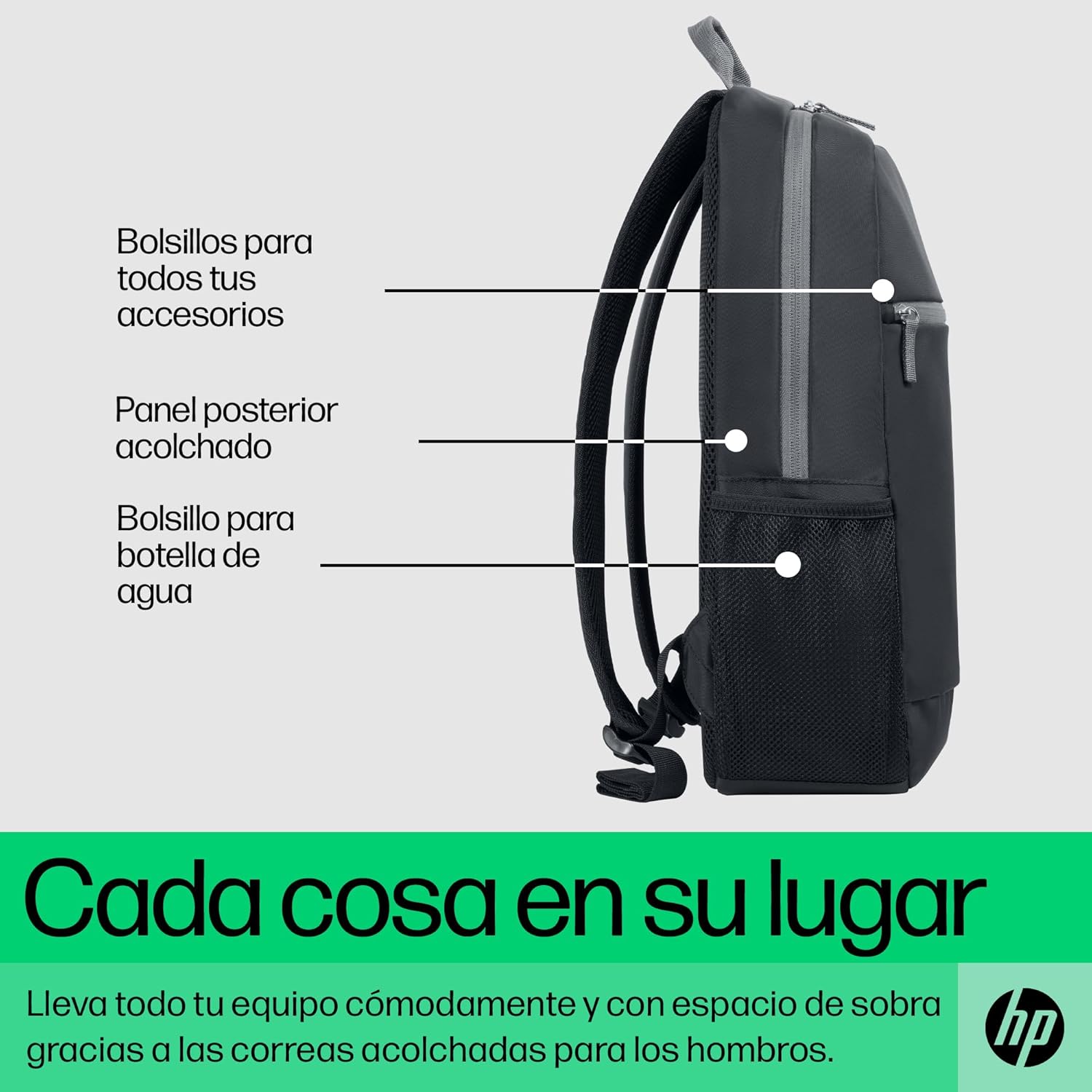 Thumbnail 1 de HP mochila portátil 15,6 con protección