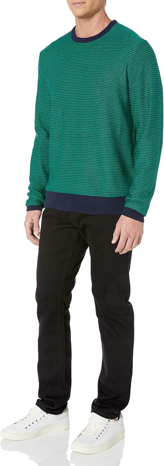 Thumbnail 4 de Amazon Essentials Herren Langärmliger Pullover mit Rundhalsausschnitt aus 100% Baumwolle (normaler Schnitt)
