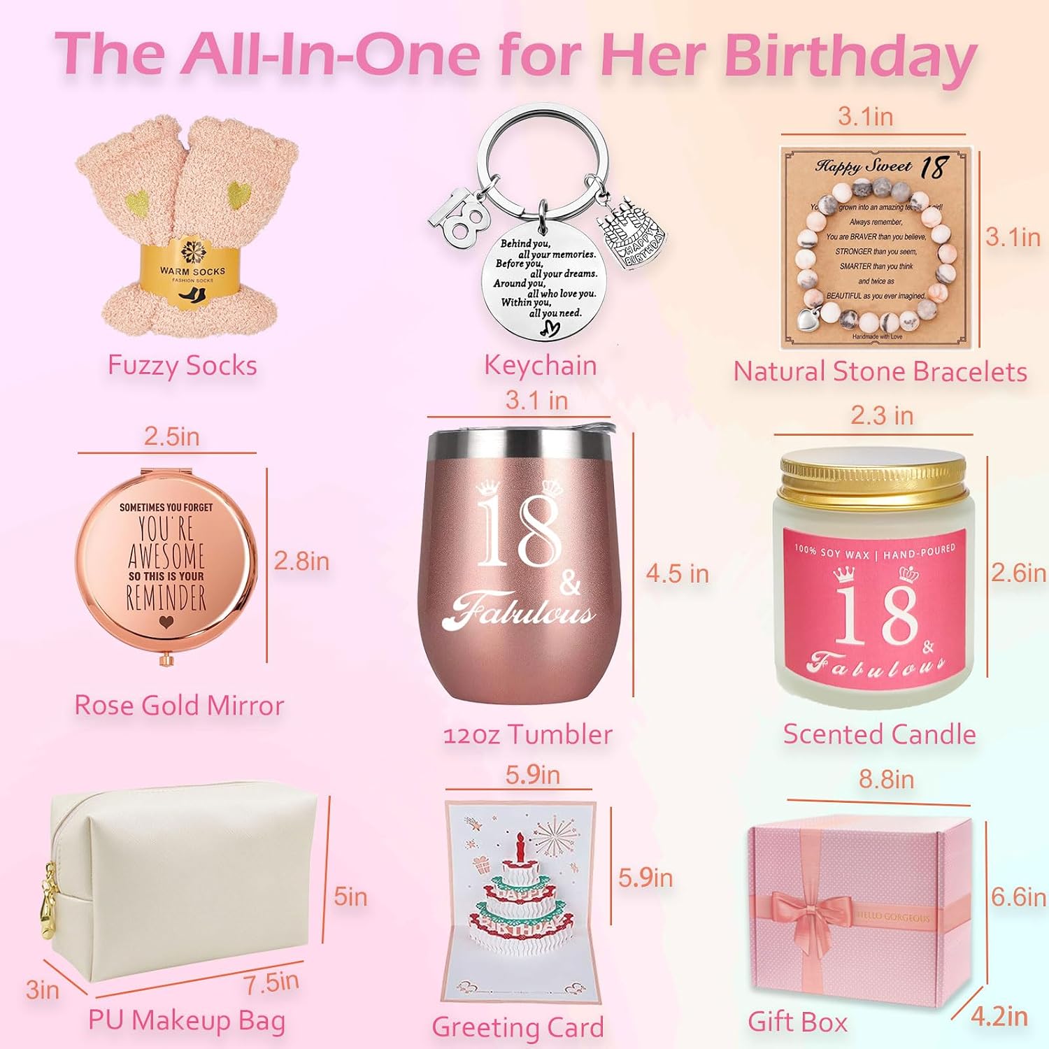 Detalle 2 de Awfrky 18th Birthday Gifts for Girls
