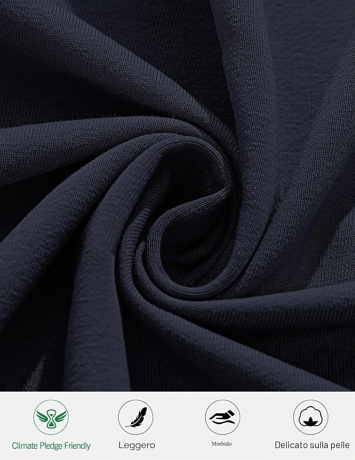 Detalle 2 de TARAINYA Cotone Pantaloncini Uomo Sportivi con Zip e Coulisse – Comfort e Praticità per Running e gym