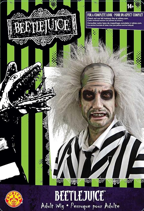 Thumbnail 2 de Rubies Peluca Beetlejuice para adultos — talla única