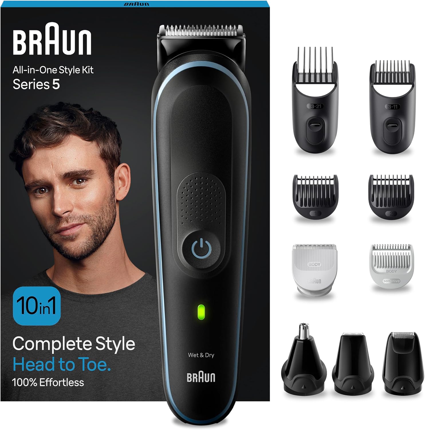 Thumbnail 6 de Braun AIO5545 Multigroom 120 Min Trimmer