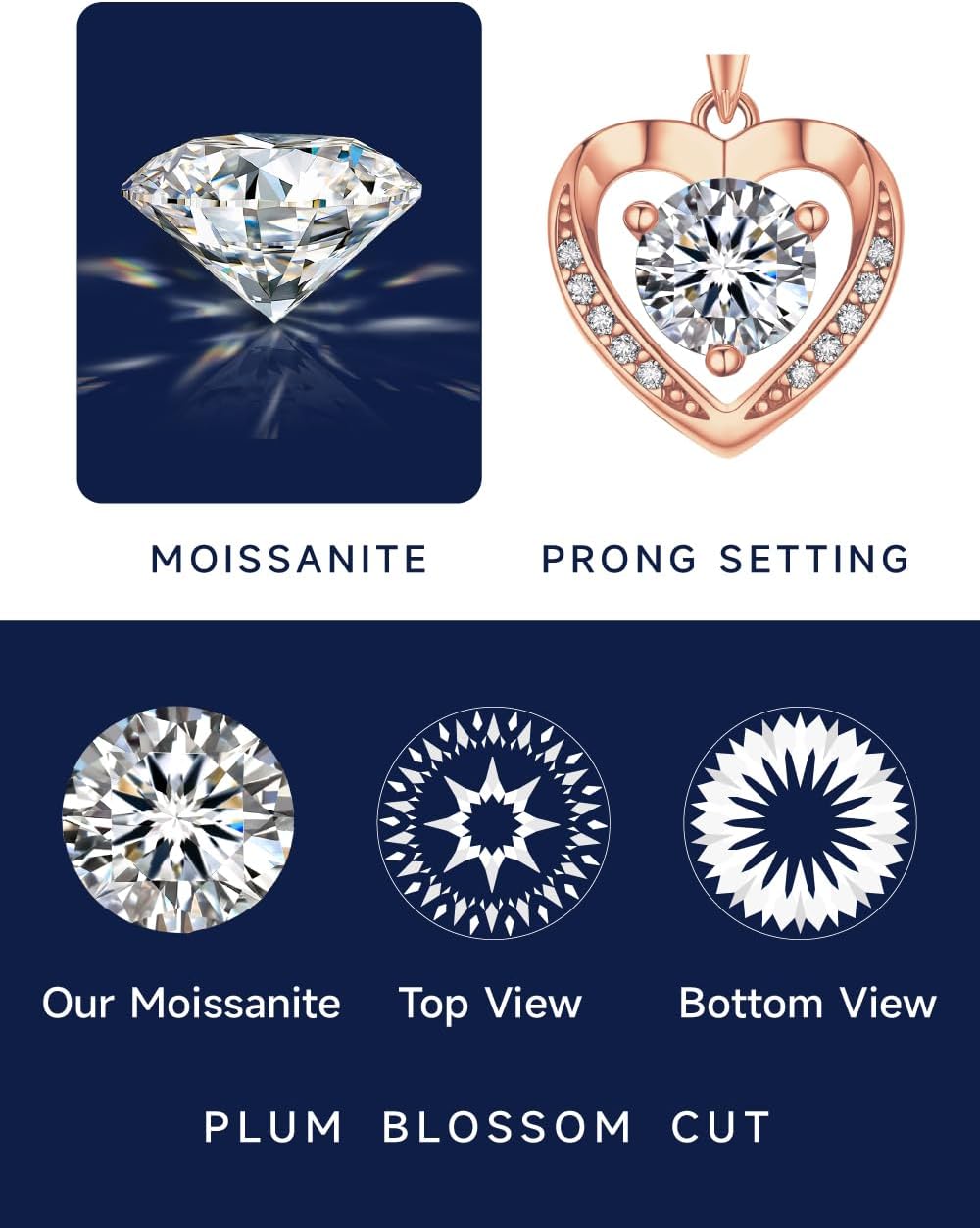 Detalle 2 de MomentWish Halskette Silber 925 1 Karat