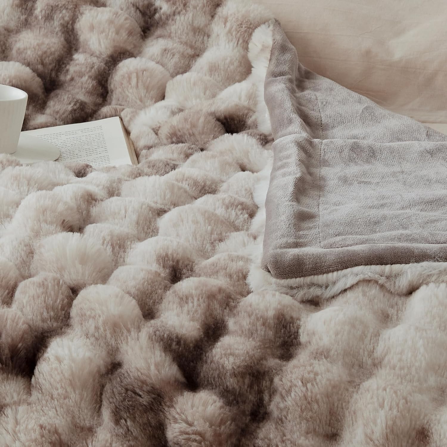 Thumbnail 5 de COOVA Faux Fur Throw Blanket 50x60 🛋