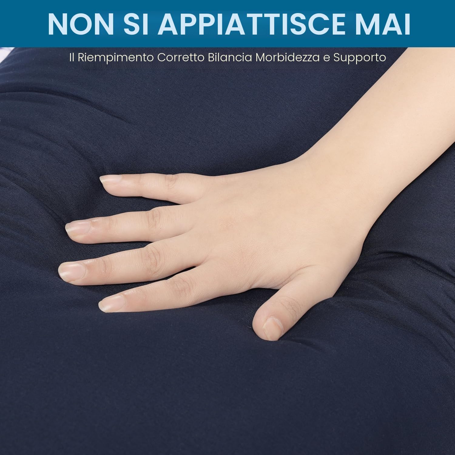 Thumbnail 4 de Utopia Bedding Cuscino lungo per gravidanza 40x145 cm