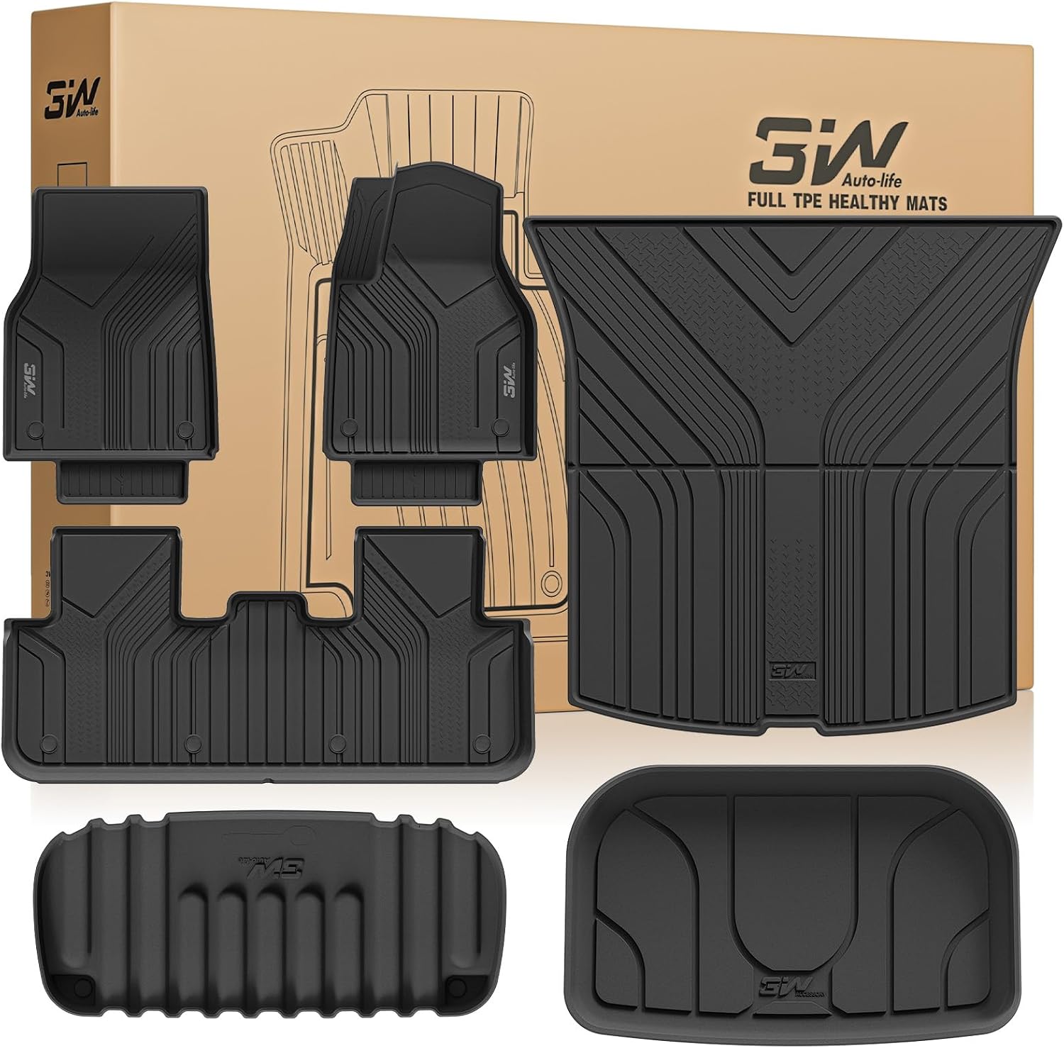 Thumbnail 6 de 3W Rear Seat Back Cover for Tesla Model Y (2025–2026) Juniper Premium – Thorex All Weather Dog Friendly Full Coverage