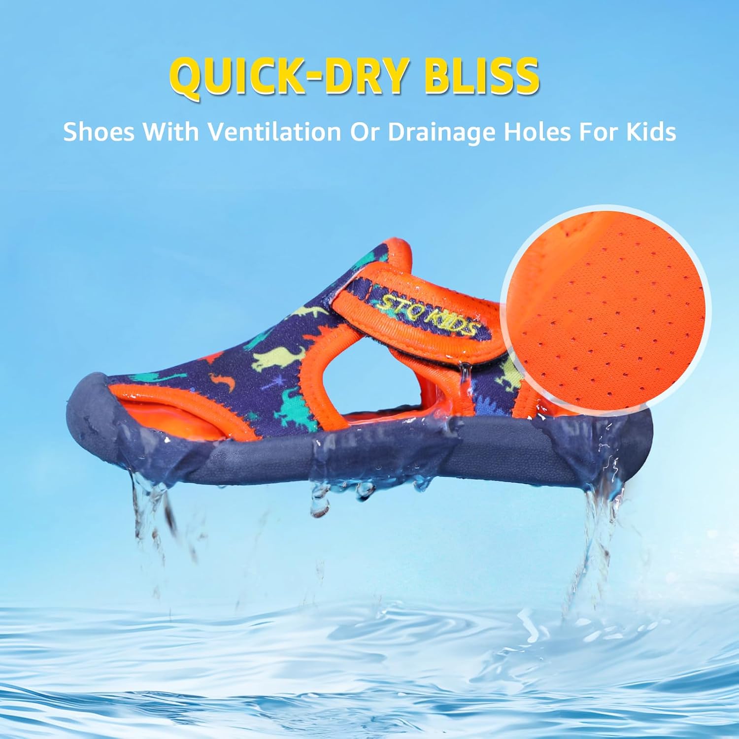 Thumbnail 3 de STQ Boys Girls Water Shoes Quick-Dry Slip-On (Toddler/Little Kid) for Beach, Pool, and Water Play