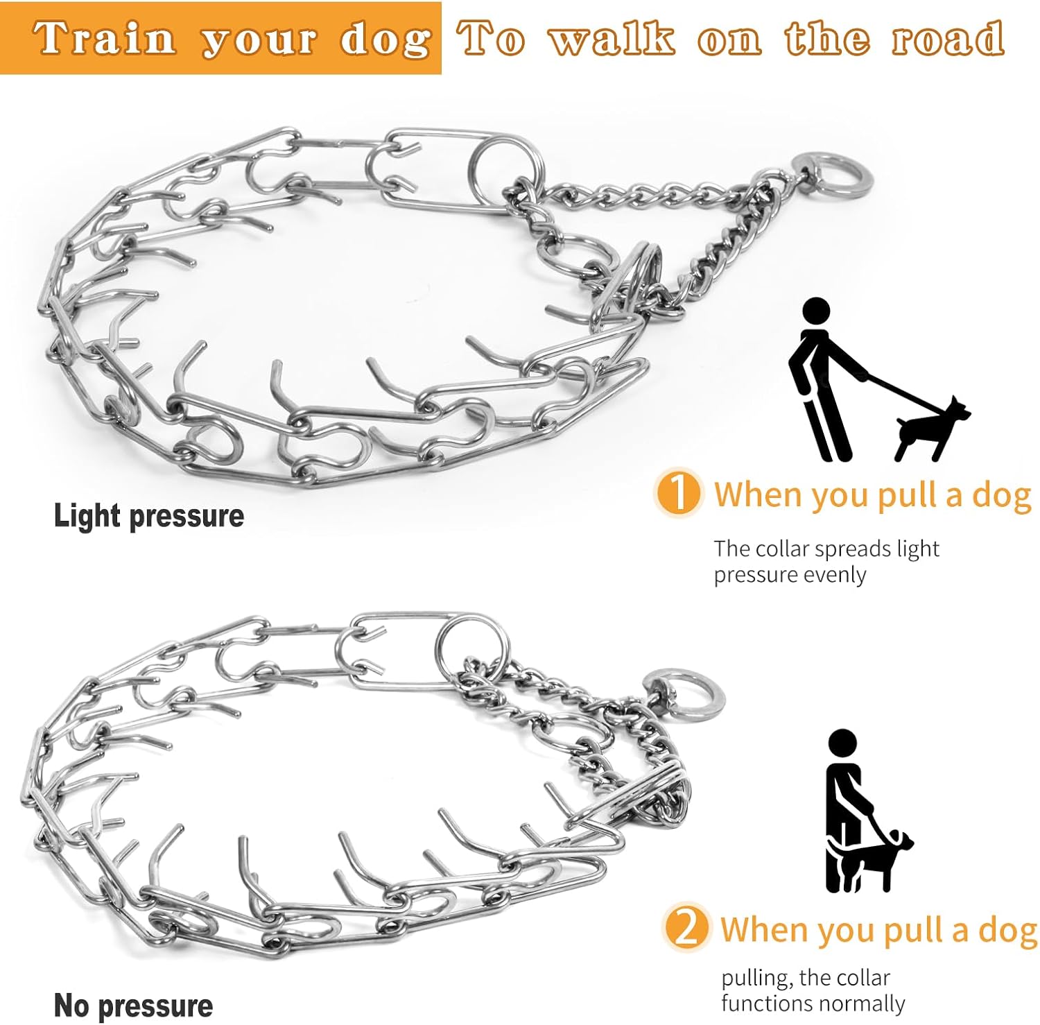Detalle de Dog Training Prong Collar, 22-Inch