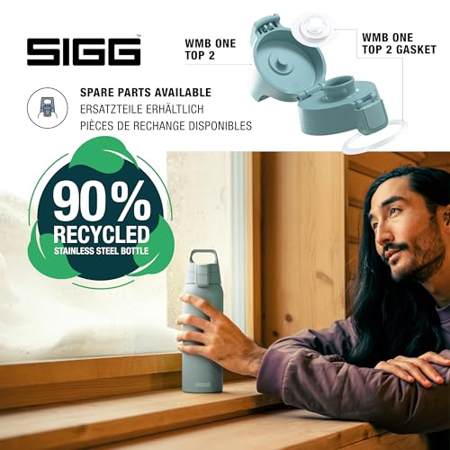 Thumbnail 3 de Sigg Edelstahl Trinkflasche Shield ONE Morning Blue 0.75 L – Auslaufsicher, BPA-frei