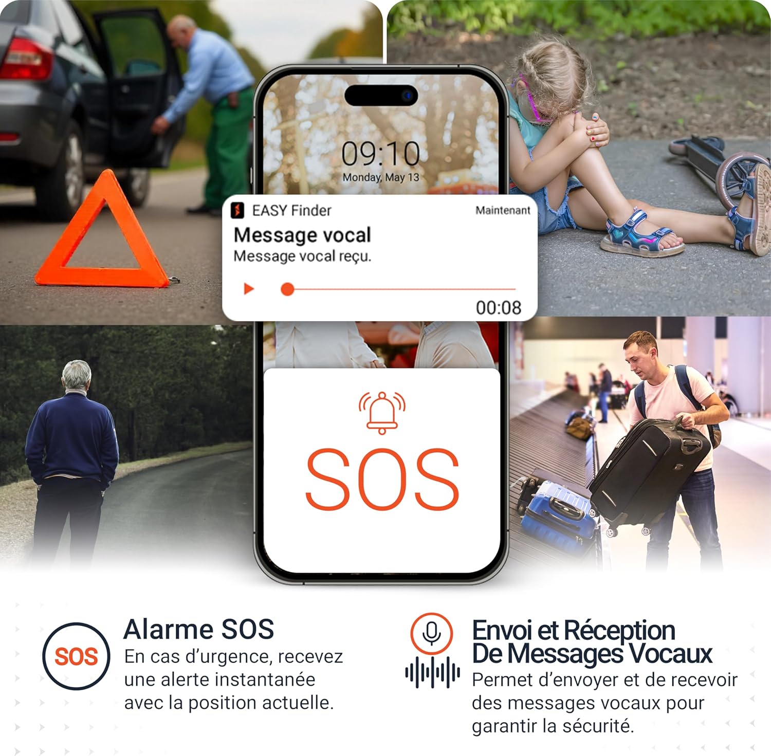 Detalle 2 de PAJ Easy Finder 4G traceur GPS 14 jours