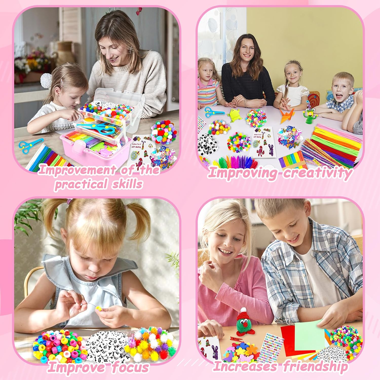 Thumbnail 5 de 3000 Arts and Crafts Kit for Kids