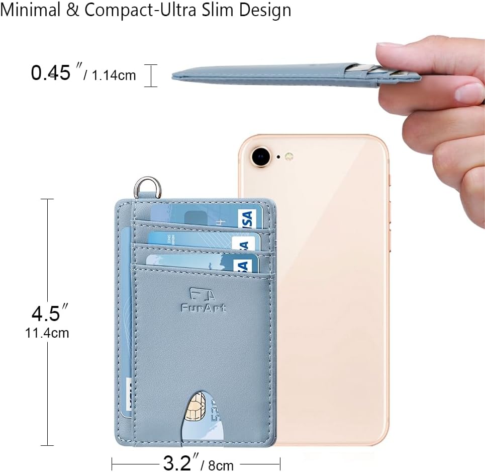 Thumbnail 6 de FurArt slim RFID credit card holder