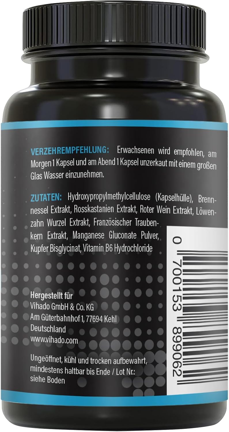 Detalle de BRNR Wasser Bindegewebe Komplex 120 Kapseln đ