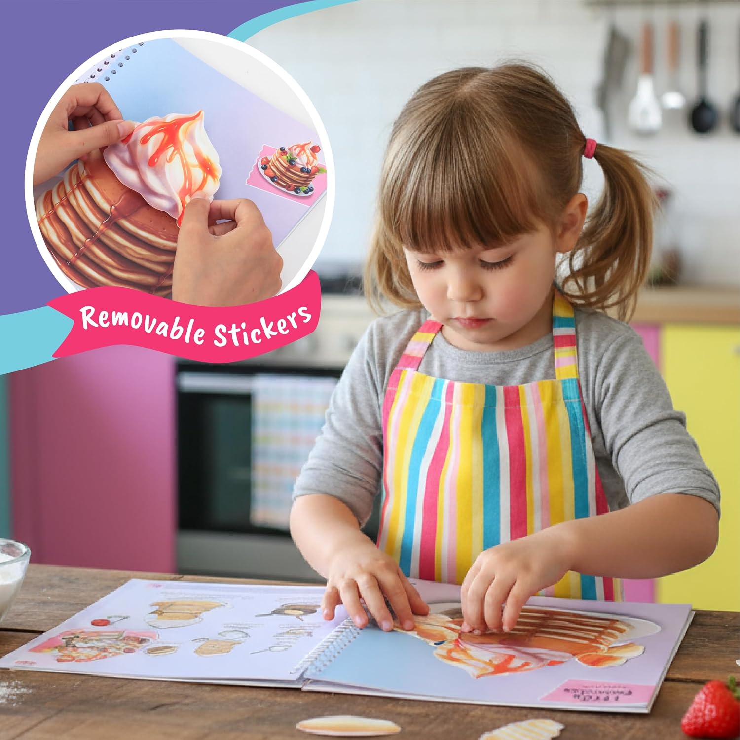 Detalle de BSCOOL Kids’ Activity Coloring Book, 30 Pages
