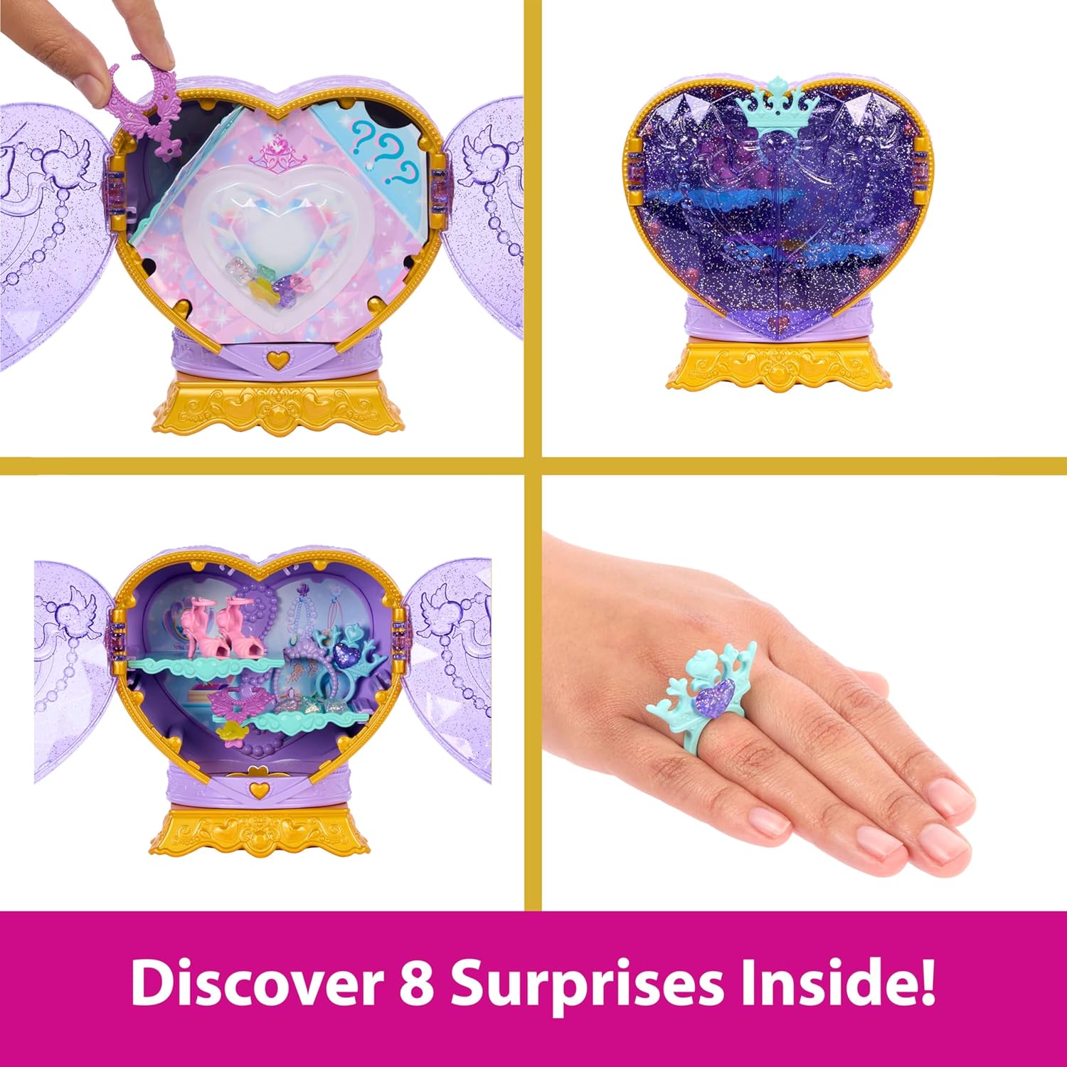 Thumbnail 2 de Mattel Disney Princess Ariel Jewel Reveal (JHL49) con 9 accessori a sorpresa