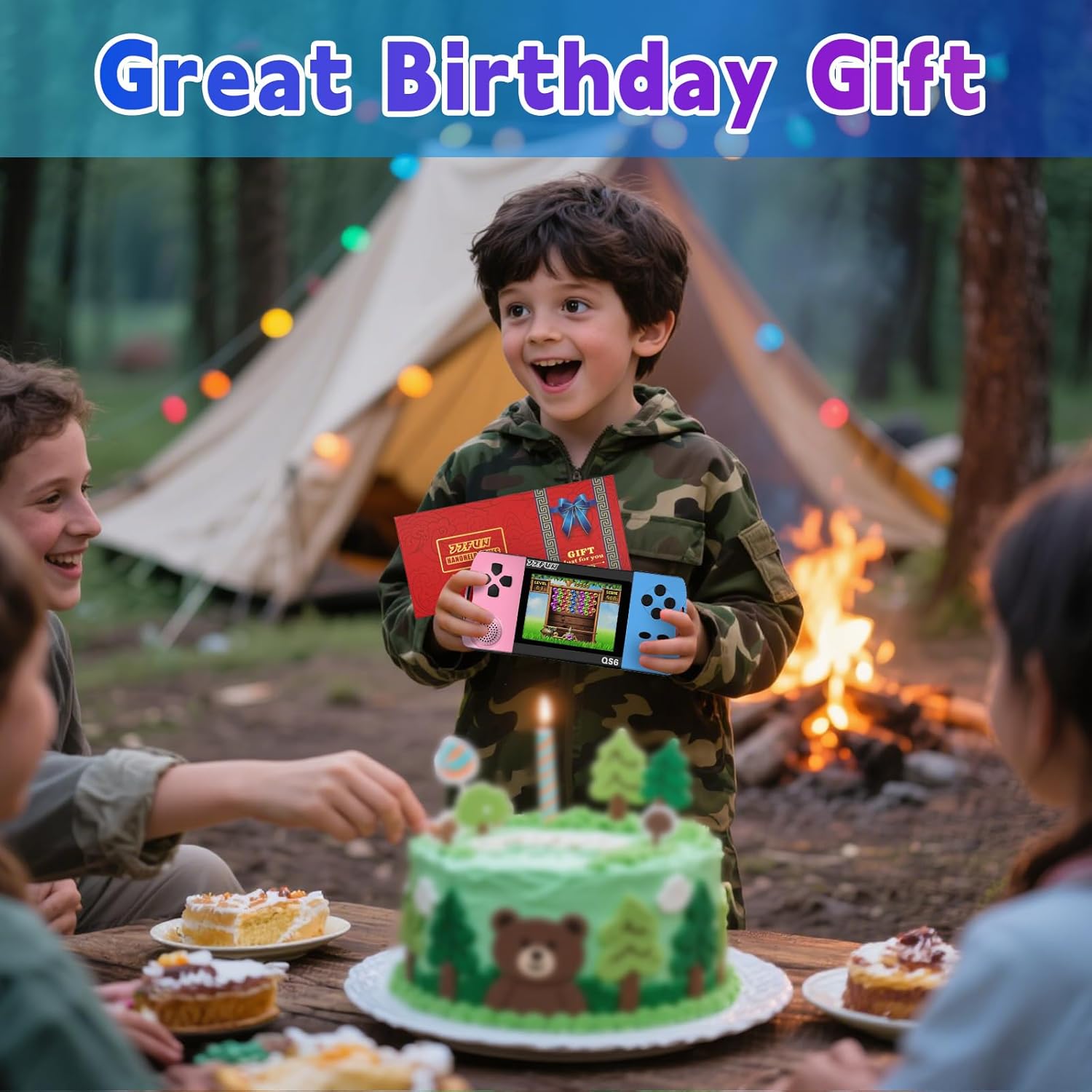 Thumbnail 5 de Handheld Video Games for Kids: Portable Arcade Console with 3.5" Screen and 216 Preloaded Classic Games