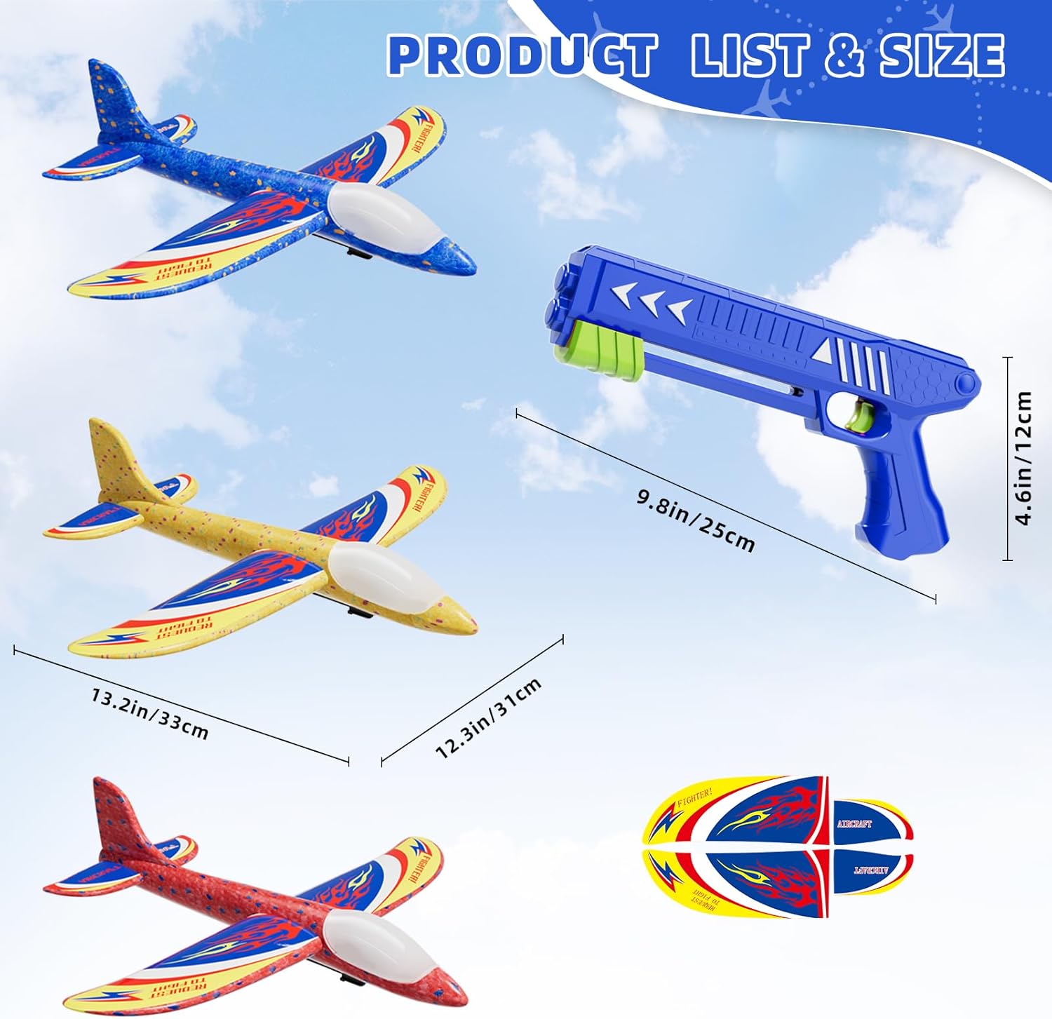Thumbnail 5 de Doloowee Airplane launcher toy with 3 planes