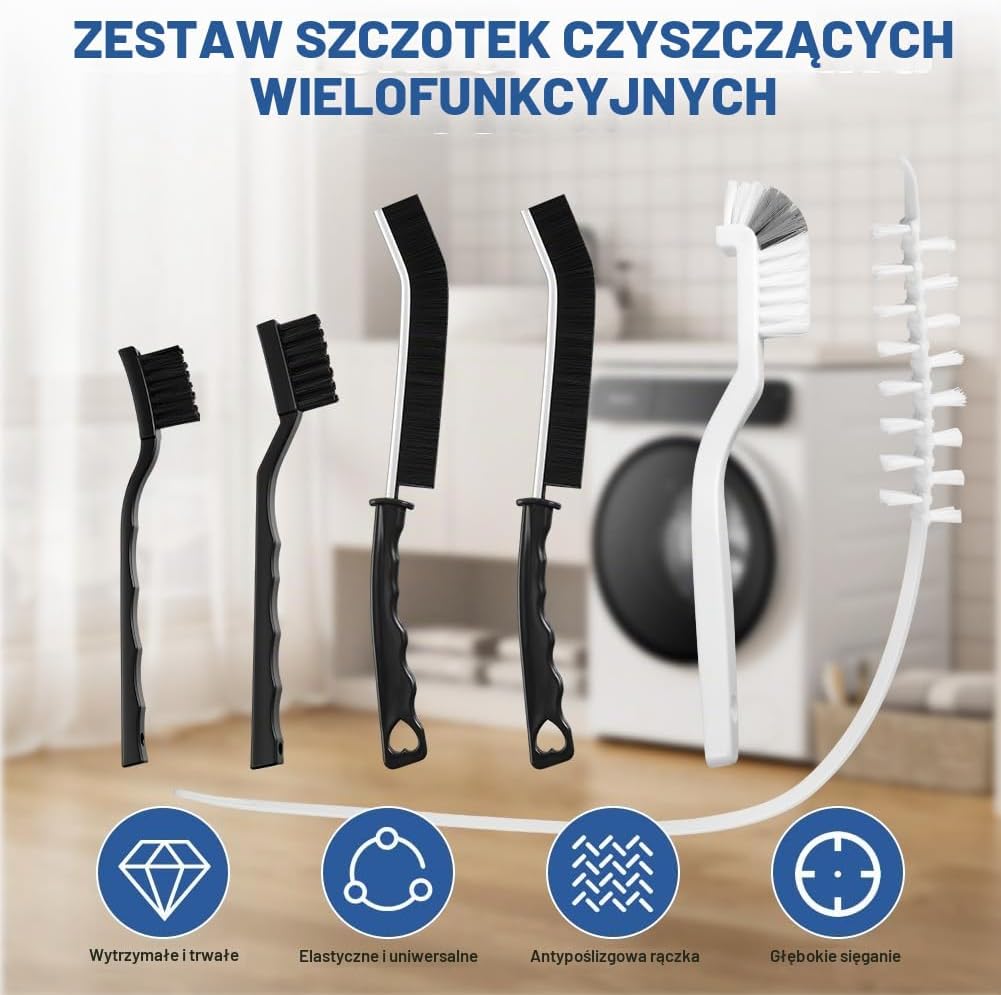 Detalle de ANOMM 5603018 – zestaw 6 szczotek do pralki i trudno dostępnych szczelin