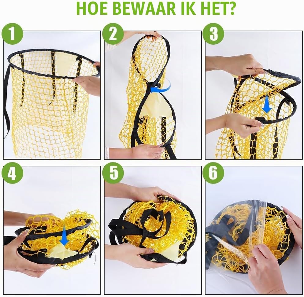 Detalle 2 de SKIKHN voetbaldoelset met 5 beweegbare doelschijven en verstelbare riemen
