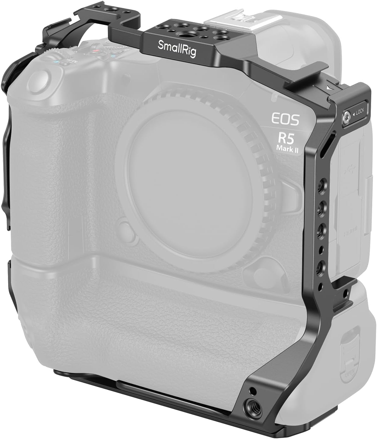 Detalle de SmallRig Gabbia per Canon EOS R5 Mark II con Battery Grip BG-R20 (5623)