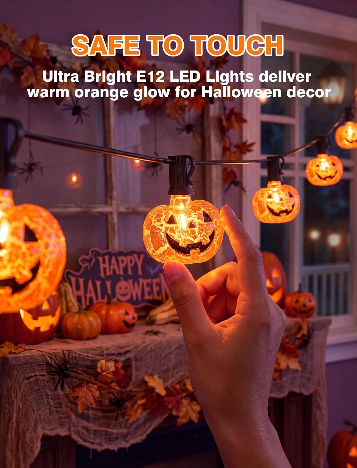 Detalle de Pumpkin String Lights 10.5 ft