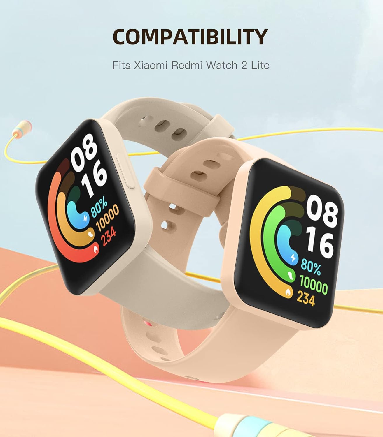 Thumbnail 1 de MoKo 2 Pack Straps for Redmi Watch