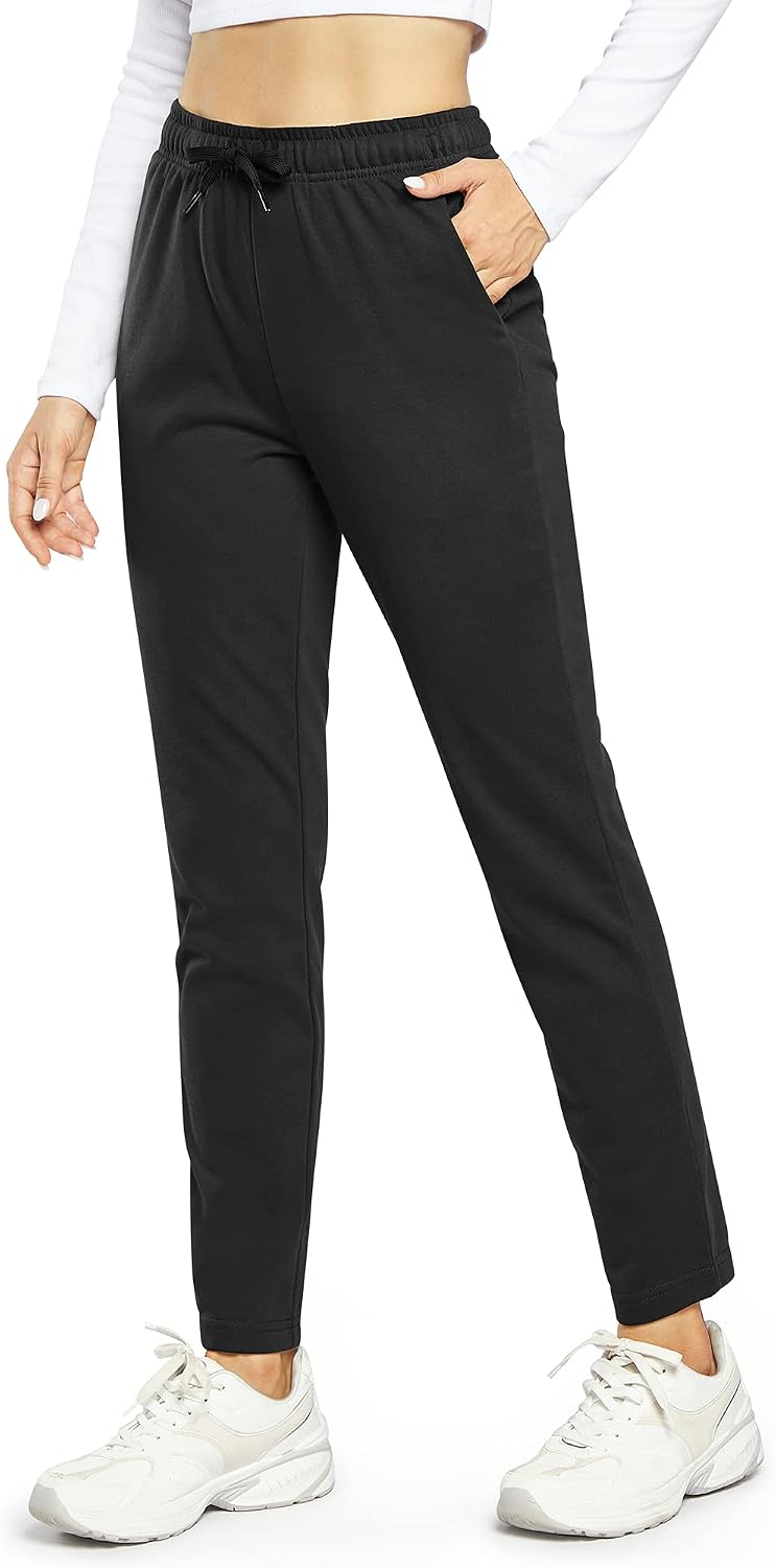 Thumbnail 3 de OUGES Womens Cotton Open Bottom Joggers