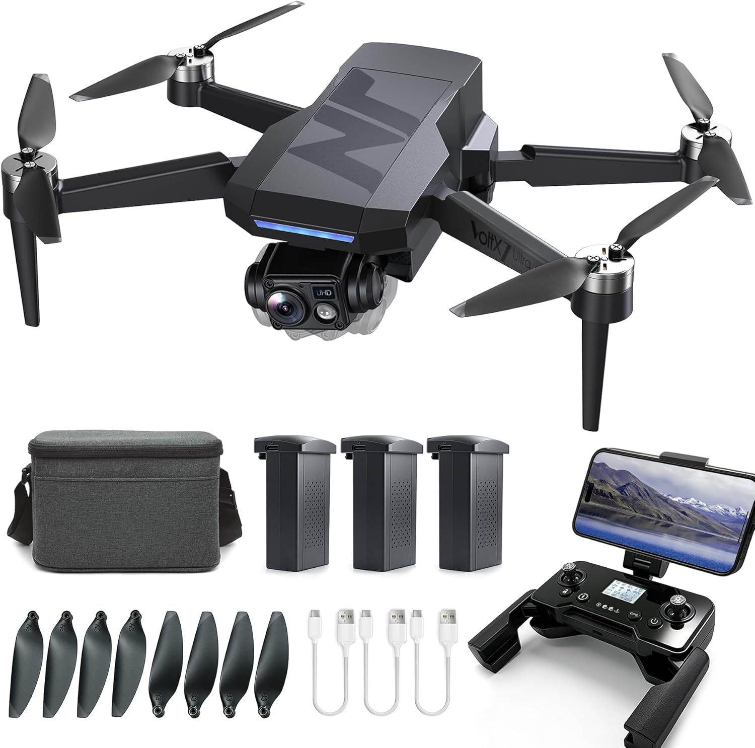 Thumbnail 6 de NAFYRE N11 PRO GPS-Drohne mit Kamera 4K UHD – 90 Min Flugzeit, 1.014 m Reichweite