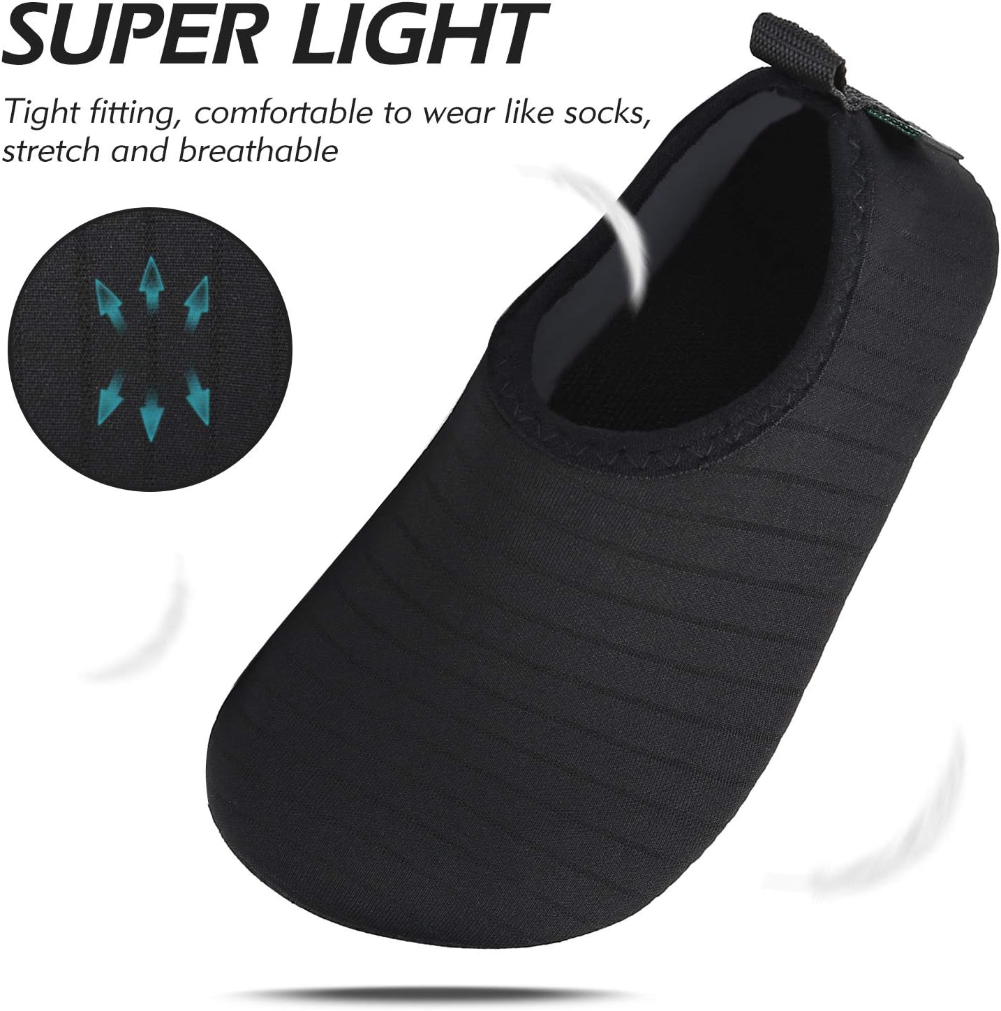 Thumbnail 3 de SAGUARO Kinder Badeschuhe – Wasserschuhe für Mädchen/Jungen, Schnell Trocknend, 21–35 EU