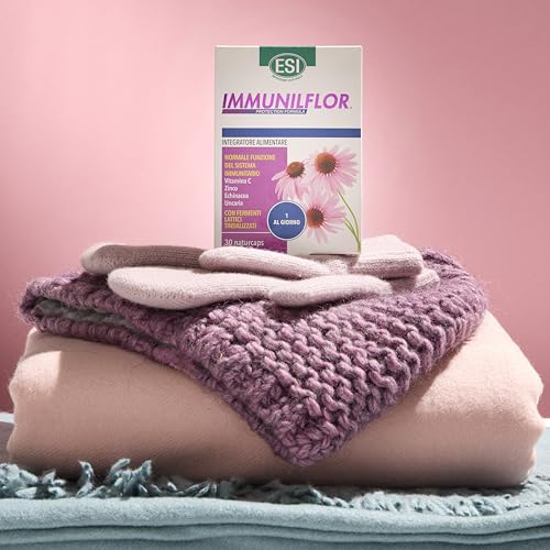 Detalle de ESI Immuniflor: Integratore Immunitario a base di fermenti lattici inattivati e vitamina C, 30 Naturcaps