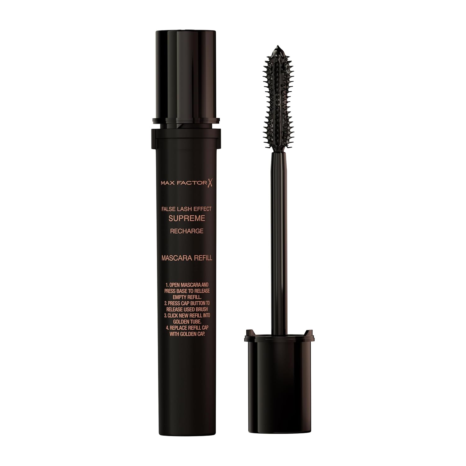 Detalle de Max Factor False Lash Effect Supreme Recharge Mascara – Nachfüllpackung mit keratinhaltiger Pflege-Formel