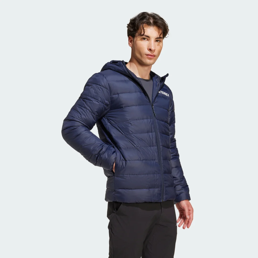 Thumbnail 2 de Terrex Multi Essentials CLIMAWARM Light Down Hooded Jacket de Adidas – azul