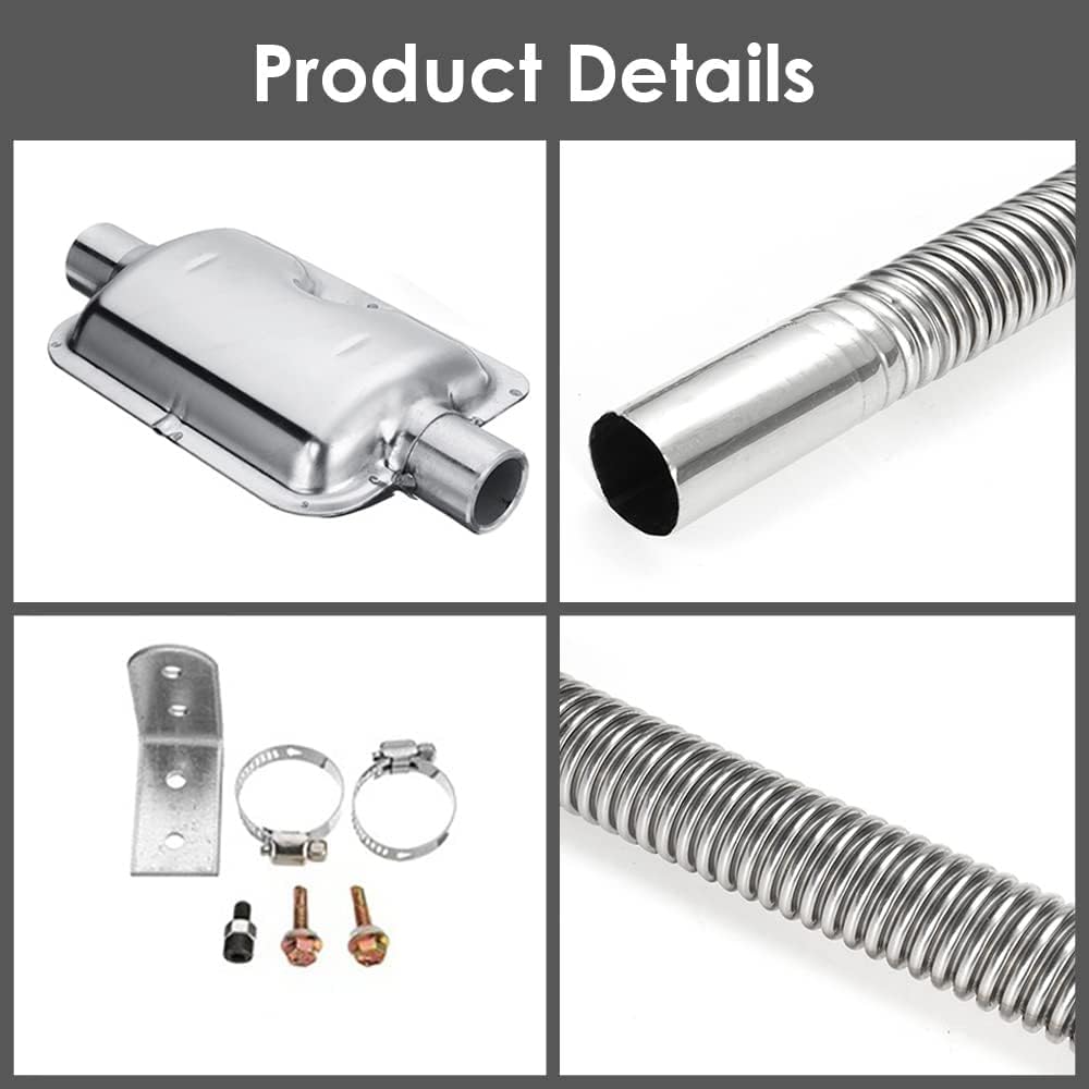 Thumbnail 3 de Casoter 120cm Stainless Exhaust Pipe Set