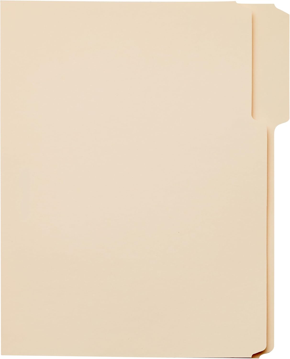 Detalle de Amazon Basics Sturdy File Folders with Reinforced Tabs (1/3-Cut) - Manila, 100-Pack