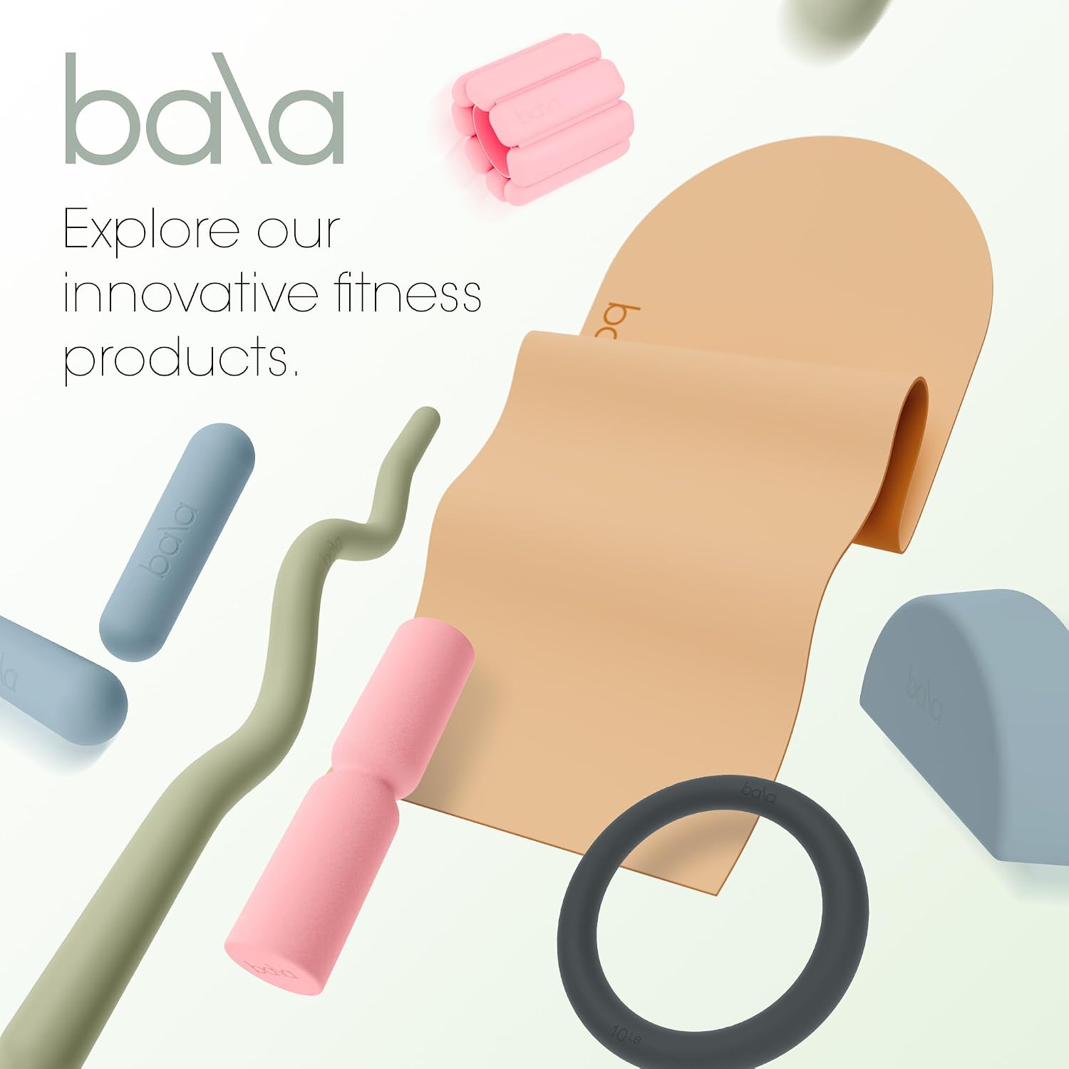 Thumbnail 5 de Bala Yoga Mat Non‑Slip Exercise Mat for Home 🧘♀