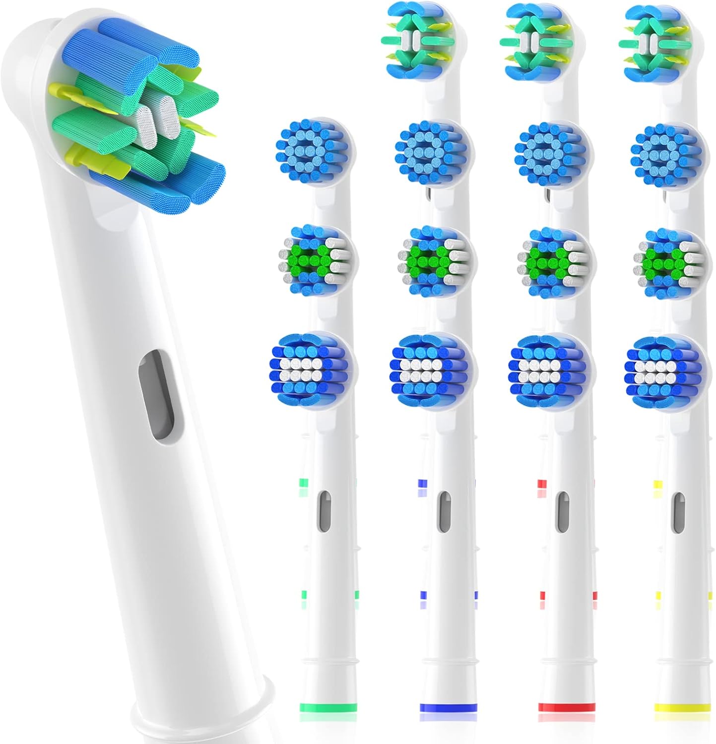 Detalle de Sulkiwe Toothbrush Head for Braun Oral-B: 16-count multi-pack for Pro/Smart/Genius series
